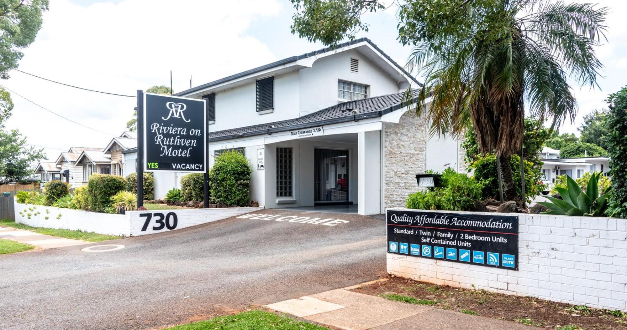 Motel Riviera On Ruthven Toowoomba Exteriér fotografie