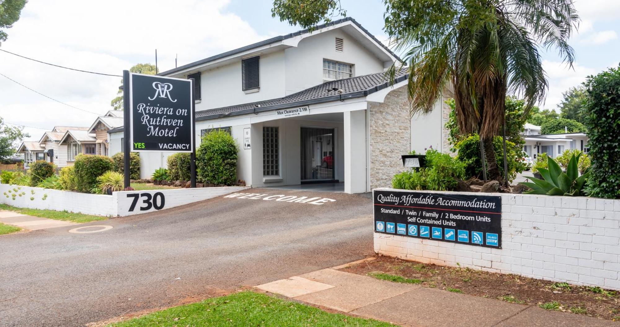 Motel Riviera On Ruthven Toowoomba Exteriér fotografie